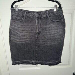 Judy Blue Classic Black Denim Skirt